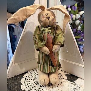 Honey and Me  Bunny with Carrot Decor Standing